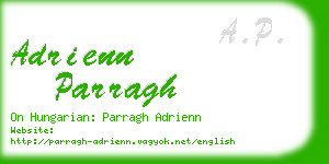 adrienn parragh business card